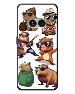 Чохол для Nothing Phone (2a) Plus з картинкою «Круті капібари музиканти» Чохол для Nothing Phone (2a) Plus з картинкою «Круті капібари музиканти»