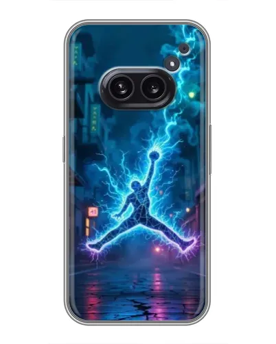 Чехол для Nothing Phone 2a с картинкой «Jordan Gold Jumpman»