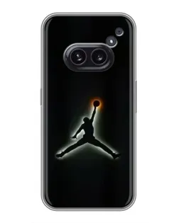 Чехол для Nothing Phone 2a с картинкой «Jordan Gradient Logo»