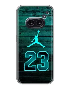 Чехол для Nothing Phone 2a с картинкой «Jordan Cyan 23»