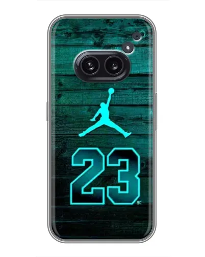 Чехол для Nothing Phone 2a с картинкой «Jordan Cyan 23»
