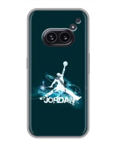 Чехол для Nothing Phone 2a с картинкой «Jordan Blue Fire»