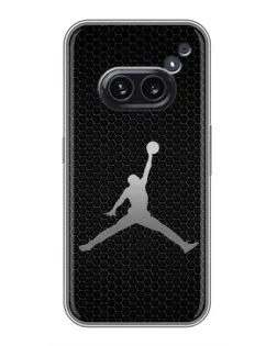 Чехол для Nothing Phone 2a с картинкой «Jordan Dark Carbon»