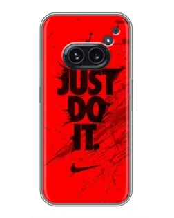 Чехол для Nothing Phone 2a с картинкой «Nike Just Do It»
