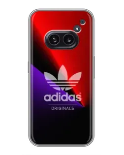 Чехол для Nothing Phone 2a с картинкой «Adidas Red Neon»