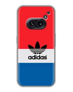 Чехол для Nothing Phone 2a с картинкой «Ретро блоки Adidas»