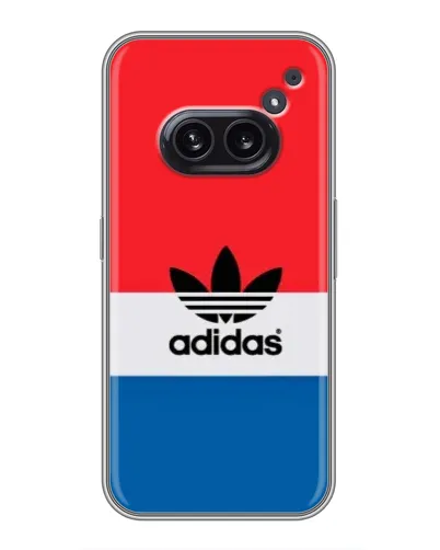 Чехол для Nothing Phone 2a с картинкой «Ретро блоки Adidas»