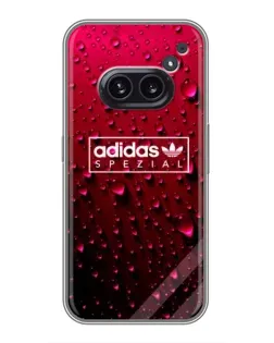 Чехол для Nothing Phone 2a с картинкой «Adidas Gold Marble»