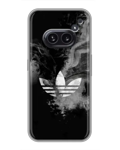 Чехол для Nothing Phone 2a с картинкой «Абстрактный дым Adidas»