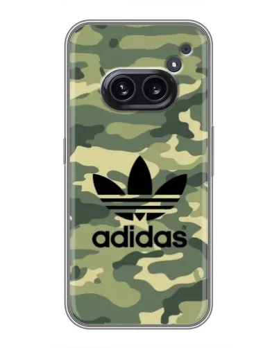 Чехол для Nothing Phone 2a с картинкой «Милитари стиль Adidas»