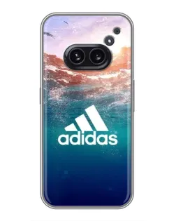 Чехол для Nothing Phone 2a с картинкой «Океанская глубина адидас»