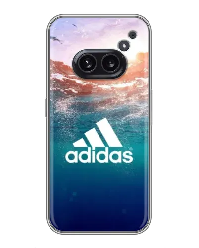 Чехол для Nothing Phone 2a с картинкой «Океанская глубина адидас»