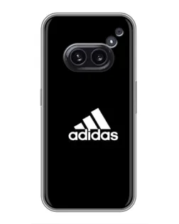 Чехол для Nothing Phone 2a с картинкой «Черная классика Adidas»