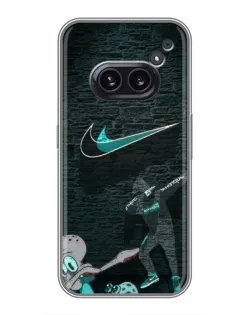 Чехол для Nothing Phone 2a с картинкой «Спортивный арт Nike»