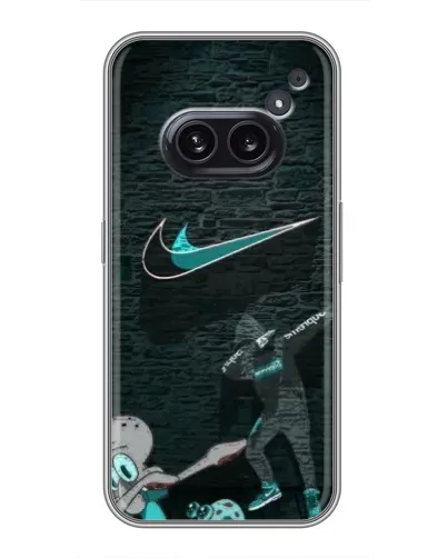 Чехол для Nothing Phone 2a с картинкой «Спортивный арт Nike» Чехол для Nothing Phone 2a с картинкой «Спортивный арт Nike»