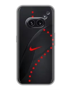 Чехол для Nothing Phone 2a с картинкой «Абстрактный дизайн Nike»
