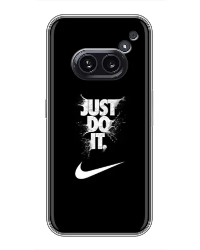 Чехол для Nothing Phone 2a с картинкой «Текстовый принт Nike» Чехол для Nothing Phone 2a с картинкой «Текстовый принт Nike»