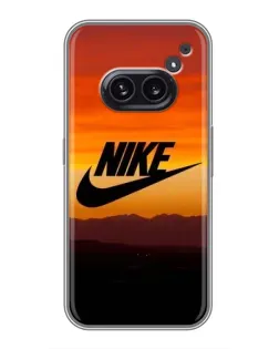 Чехол для Nothing Phone 2a с картинкой «Nike — вечерний горизонт»