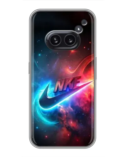 Чехол для Nothing Phone 2a с картинкой «Огненный логотип Nike» Чехол для Nothing Phone 2a с картинкой «Огненный логотип Nike»