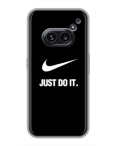 Чехол для Nothing Phone 2a с картинкой «Классический принт Nike» Чехол для Nothing Phone 2a с картинкой «Классический принт Nike»