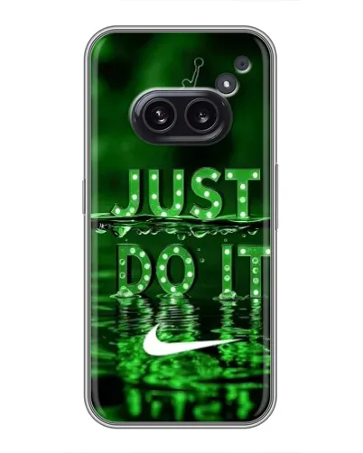 Чехол для Nothing Phone 2a с картинкой «Зеленый неоновый Nike» Чехол для Nothing Phone 2a с картинкой «Зеленый неоновый Nike»