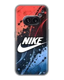 Чехол для Nothing Phone 2a с картинкой «Градиентный принт Найк»