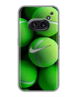Чехол для Nothing Phone 2a с картинкой «Теннисные мячи Найк»