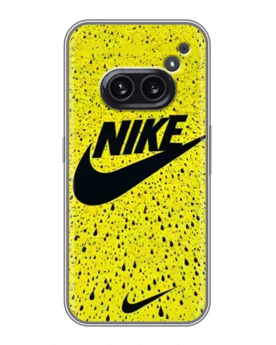 Чехол для Nothing Phone 2a с картинкой «Желтый текстурный Nike» Чехол для Nothing Phone 2a с картинкой «Желтый текстурный Nike»