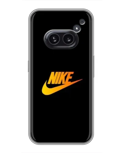 Чехол для Nothing Phone 2a с картинкой «Золотой логотип Nike» Чехол для Nothing Phone 2a с картинкой «Золотой логотип Nike»