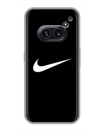 Чехол для Nothing Phone 2a с картинкой «Минималистический Найк» Чехол для Nothing Phone 2a с картинкой «Минималистический Найк»