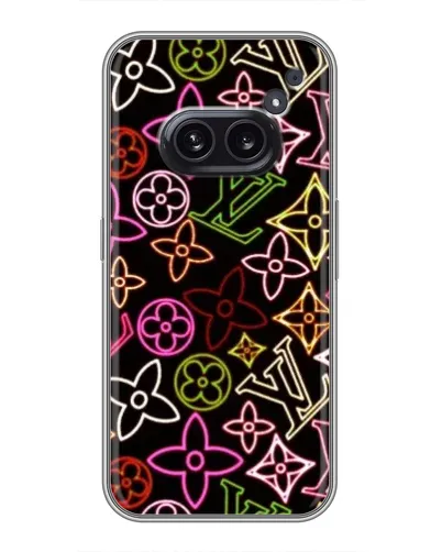 Чехол для Nothing Phone 2a с картинкой «Неоновый микс Nike» Чехол для Nothing Phone 2a с картинкой «Неоновый микс Nike»