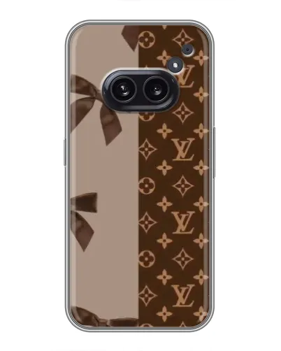 Чехол для Nothing Phone 2a с картинкой «Louis Vuitton — банты» Чехол для Nothing Phone 2a с картинкой «Louis Vuitton — банты»