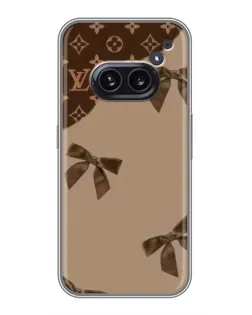 Чехол для Nothing Phone 2a с картинкой «LV — кофейный атлас»
