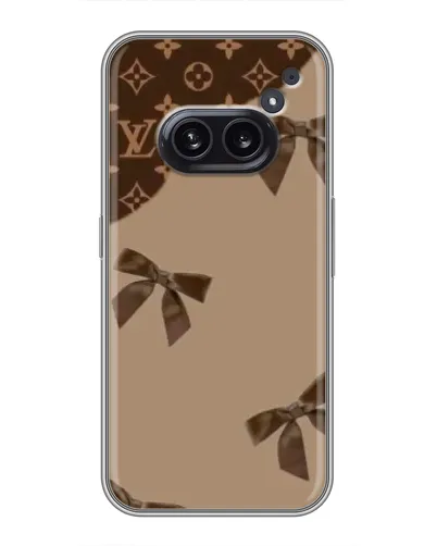 Чехол для Nothing Phone 2a с картинкой «LV — кофейный атлас» Чехол для Nothing Phone 2a с картинкой «LV — кофейный атлас»