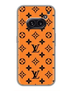 Чехол для Nothing Phone 2a с картинкой «Оранжевый стиль LV»