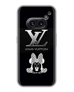 Чехол для Nothing Phone 2a с картинкой «LV и Минни Маус»
