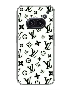 Чехол для Nothing Phone 2a с картинкой «Монохромный хаос LV»