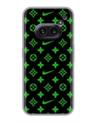 Чехол для Nothing Phone 2a с картинкой «Неоновый принт LV» Чехол для Nothing Phone 2a с картинкой «Неоновый принт LV»