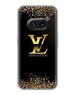 Чехол для Nothing Phone 2a с картинкой «LV — золотые искры»