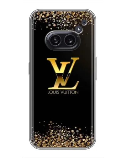 Чехол для Nothing Phone 2a с картинкой «LV — золотые искры» Чехол для Nothing Phone 2a с картинкой «LV — золотые искры»