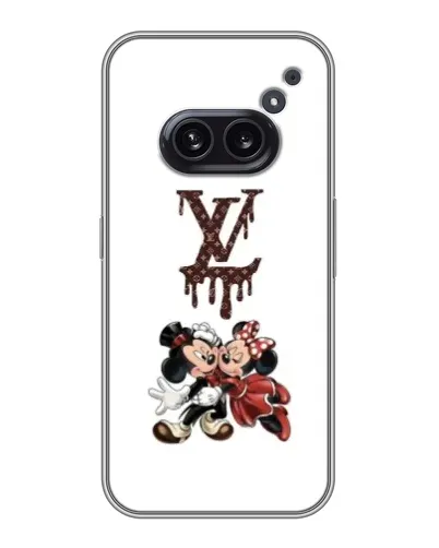 Чехол для Nothing Phone 2a с картинкой «LV и Микки Маус» Чехол для Nothing Phone 2a с картинкой «LV и Микки Маус»
