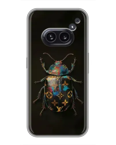 Чехол для Nothing Phone 2a с картинкой «LV — мраморный принт» Чехол для Nothing Phone 2a с картинкой «LV — мраморный принт»