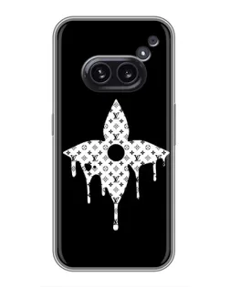 Чехол для Nothing Phone 2a с картинкой «Цветочная монограмма»