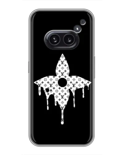 Чехол для Nothing Phone 2a с картинкой «Цветочная монограмма» Чехол для Nothing Phone 2a с картинкой «Цветочная монограмма»