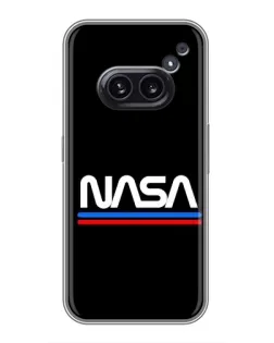 Чехол для Nothing Phone 2a с картинкой «NASA — классика Red Blue»