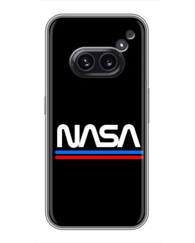 Чехол для Nothing Phone 2a с картинкой «NASA — классика Red Blue»