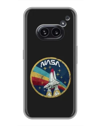 Чехол для Nothing Phone 2a с картинкой «NASA — эмблема миссии»