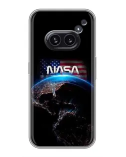 Чехол для Nothing Phone 2a с картинкой «Земля из космоса NASA»