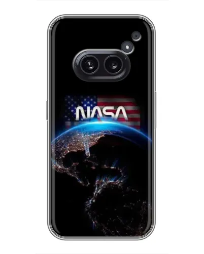 Чехол для Nothing Phone 2a с картинкой «Земля из космоса NASA»