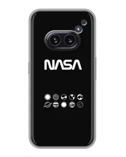 Чехол для Nothing Phone 2a с картинкой «NASA — технический принт»